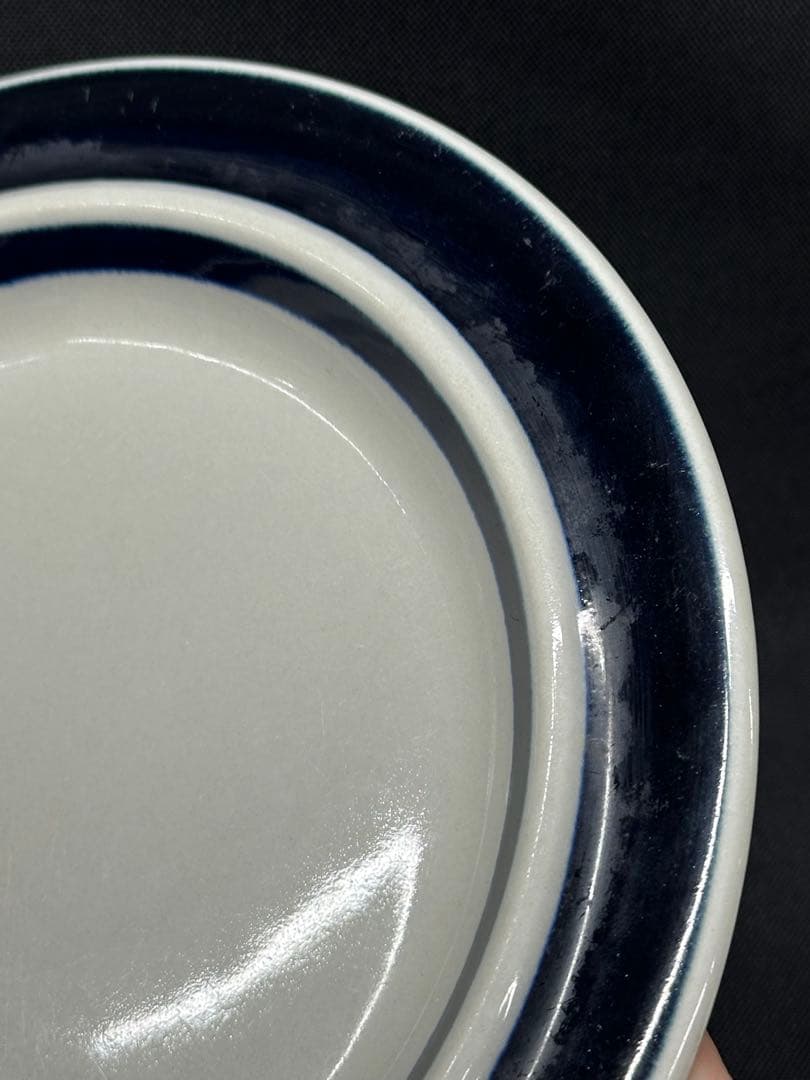 【USED】旧ロゴ　ARABIA アラビア　アネモネ　プレート　20cm 3P