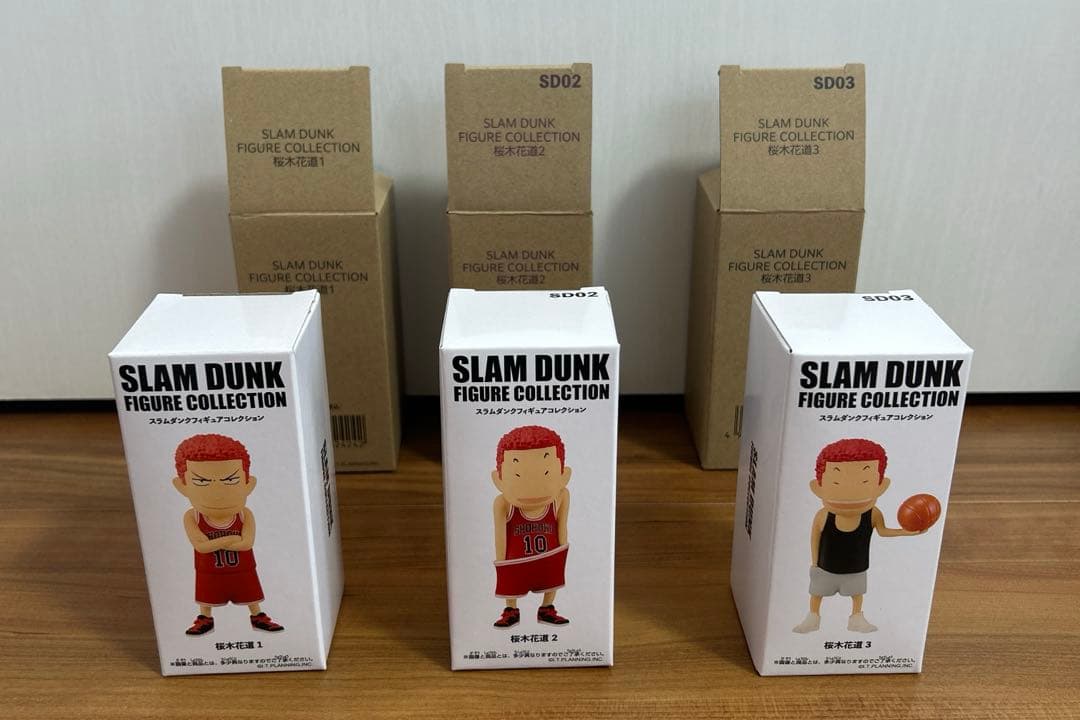 スラムダンクフィギュアコレクション 桜木花道1.2.3 3本セット（新品未開封）
