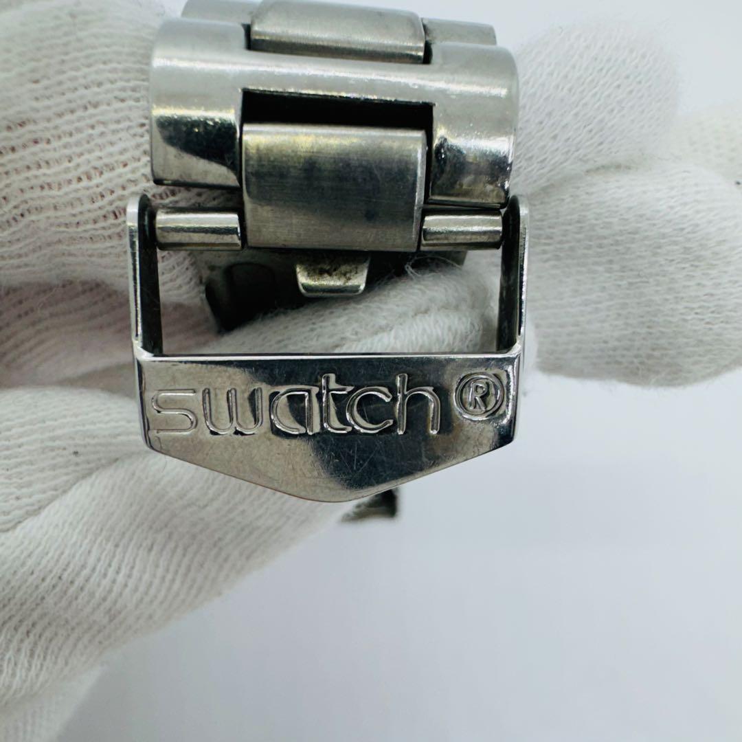 ✨SWATCH✨スウォッチ✨IRONY✨クォーツ✨デイト✨ブルー文字盤✨腕時計✨