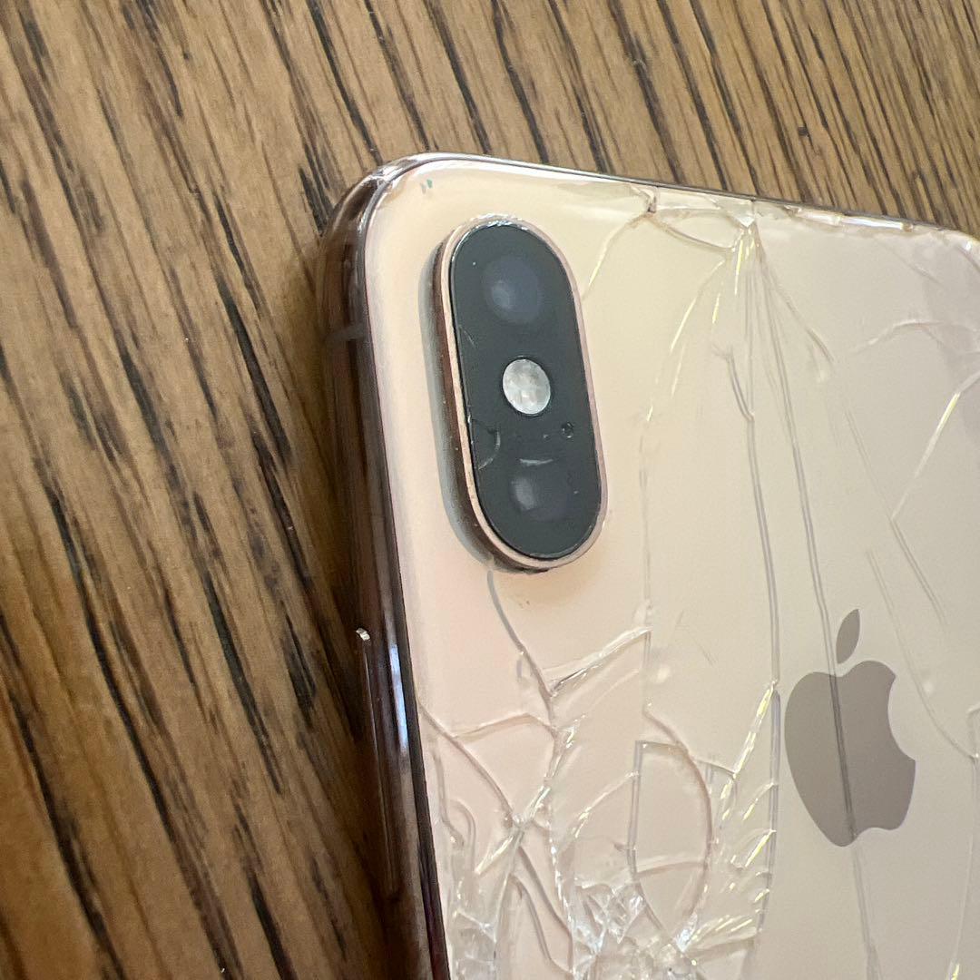 即日発送致します!! iphone xs max 64g 割れあり