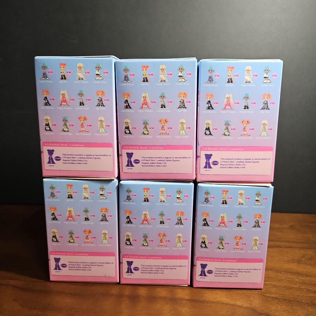 6セットpopmartLil Peach Riot Loading! シリーズ