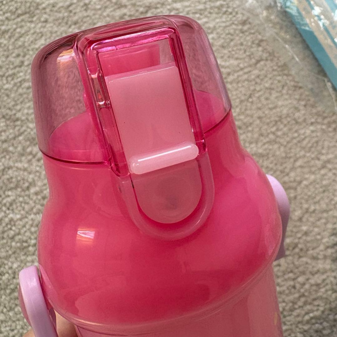 値下げ※在庫確認※ハローキティ　プッシュ式プラボトル 480ml 直飲み水筒