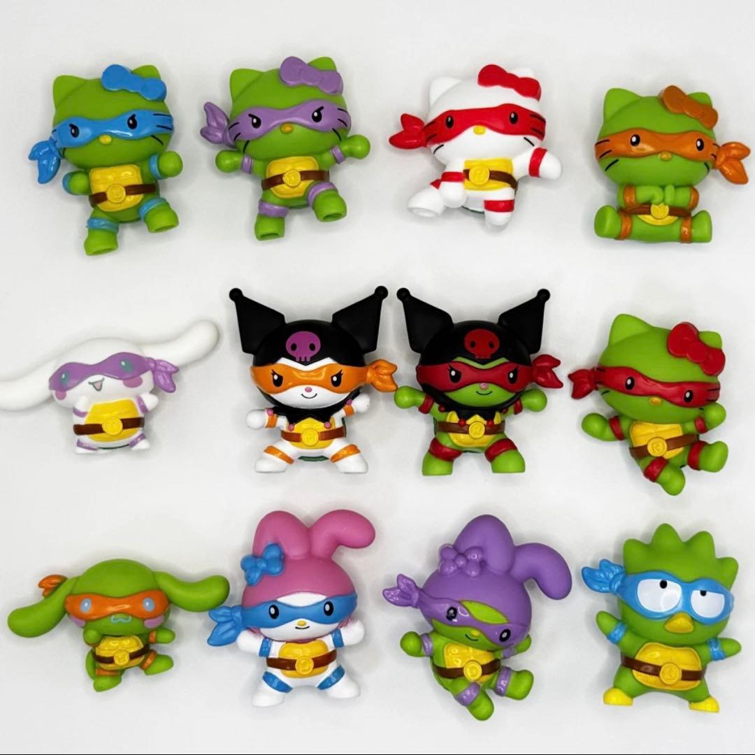 新品 TMNT x Hello Kitty 12体 ハッピーセット 海外限定品