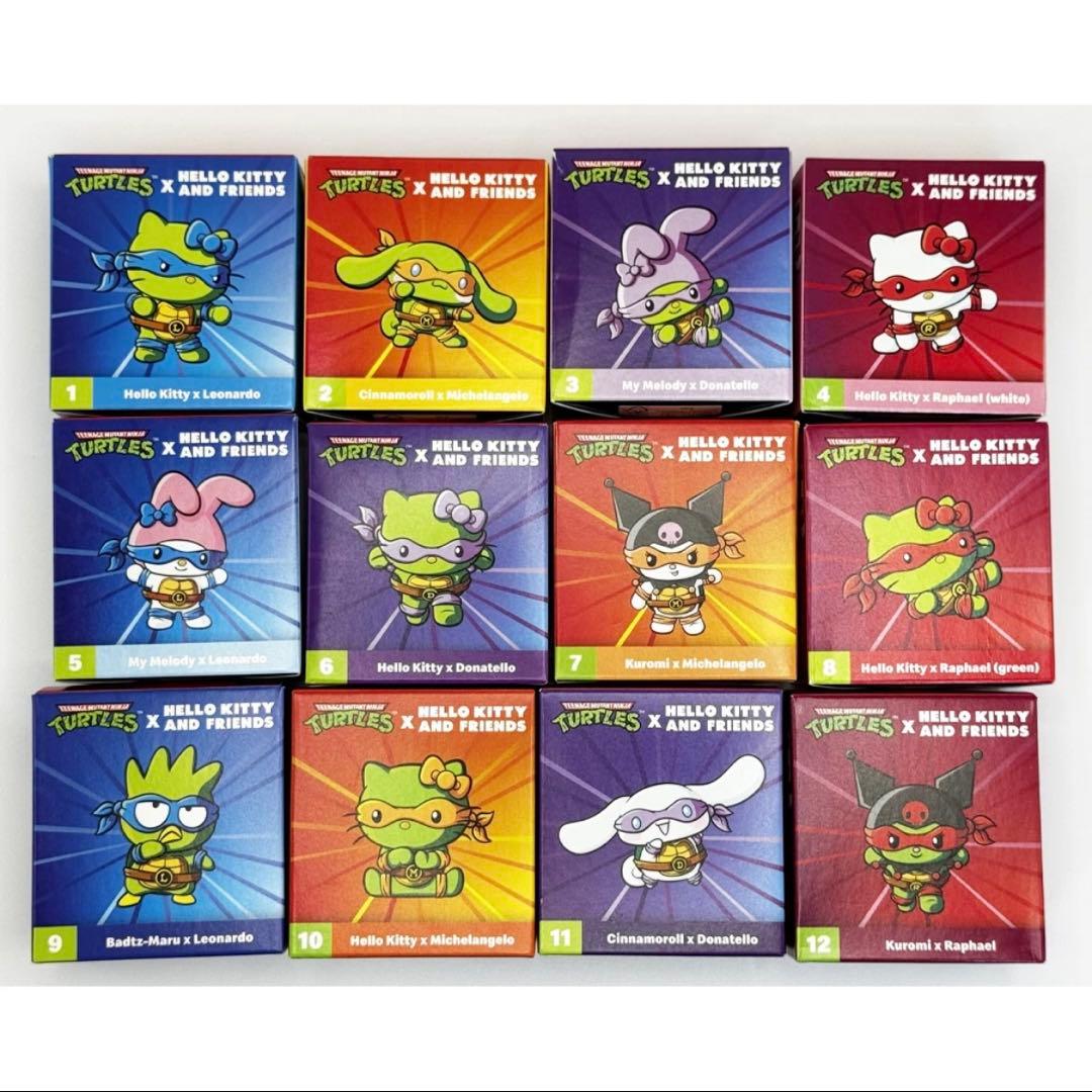 新品 TMNT x Hello Kitty 12体 ハッピーセット 海外限定品