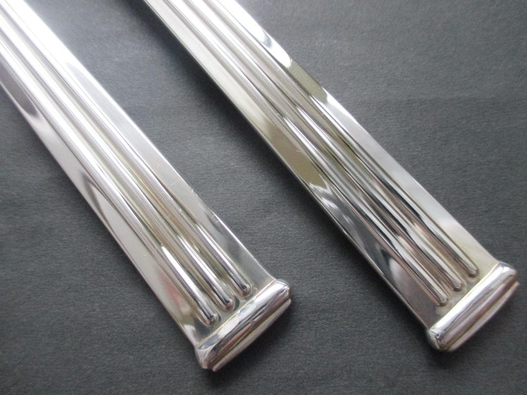 極美品☆仏蘭西 高級銀器☆クリストフルシルバー テーブルフォーク2本　トライアド