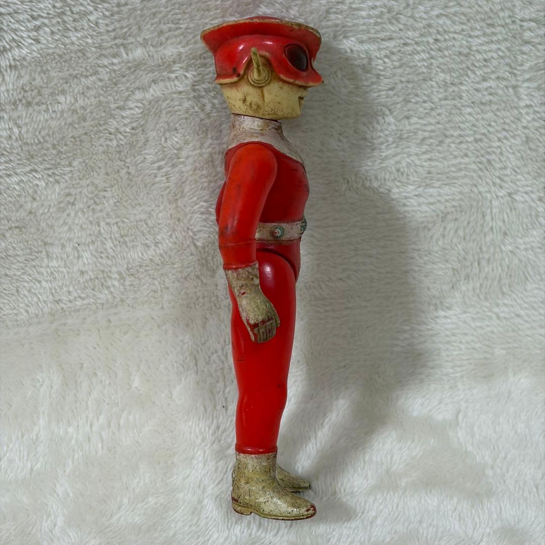 【希少品】ブルマァク ソフビ フィギュア レッドマン 当時物