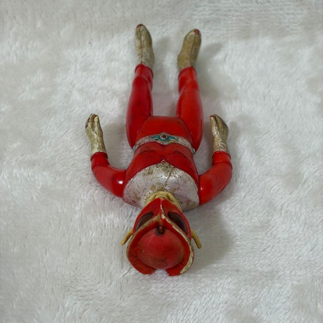 【希少品】ブルマァク ソフビ フィギュア レッドマン 当時物