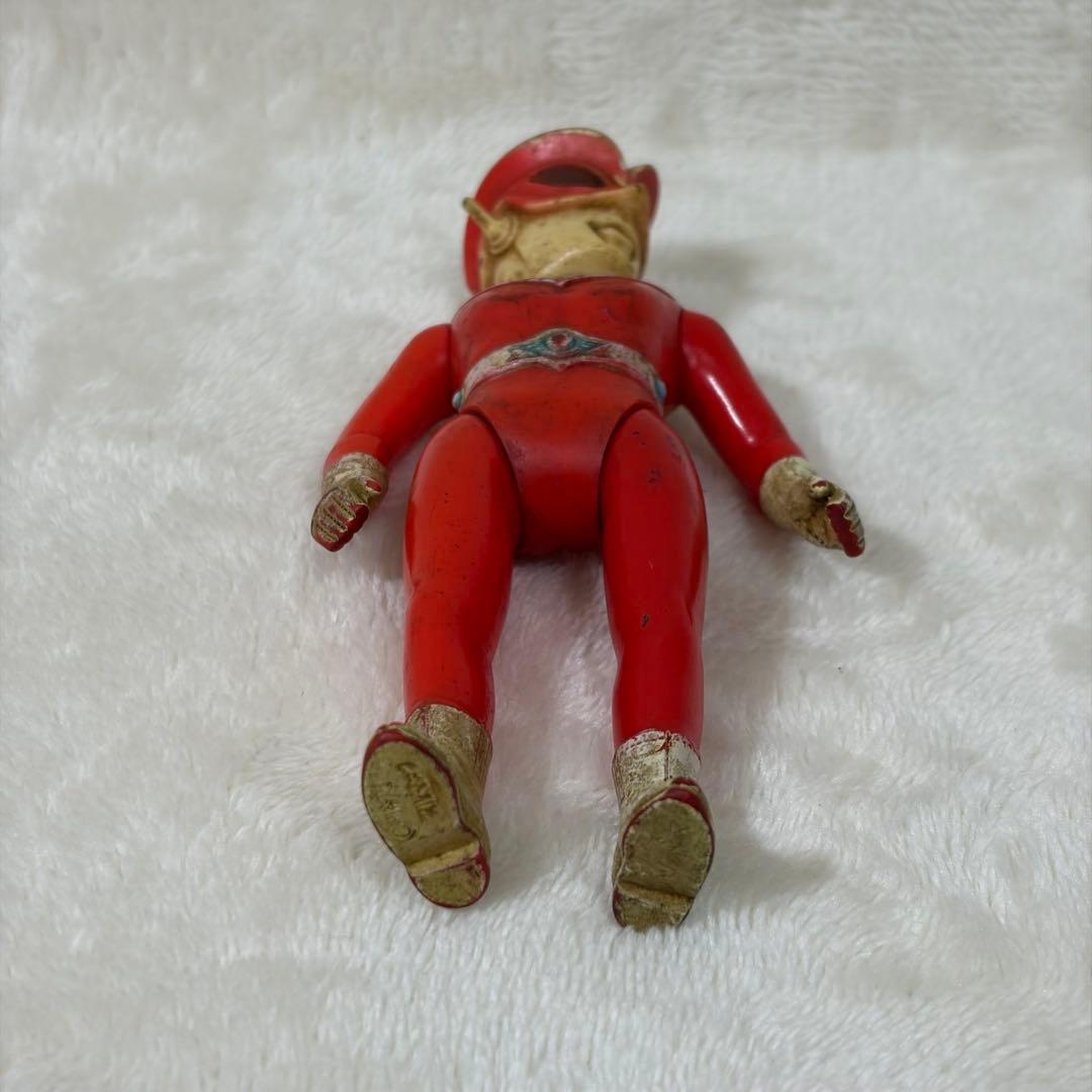 【希少品】ブルマァク ソフビ フィギュア レッドマン 当時物