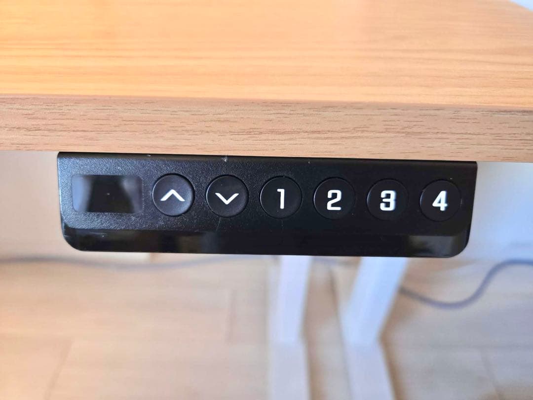 FlexiSpot 電動昇降式デスクE9 ホワイト ウッド天板