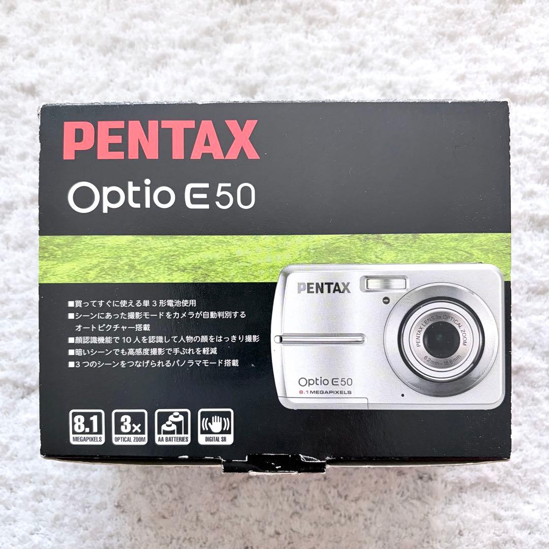 【動作確認済】PENTAX ペンタックス Optio E50 レトロコンデジ