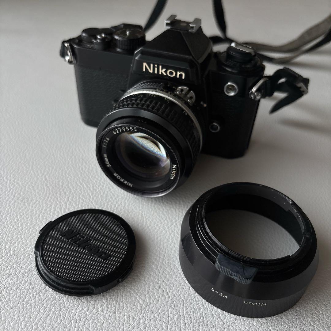 ジャンク品　Nikon 一眼レフカメラ FE NIKKOR 50mm f/1.4