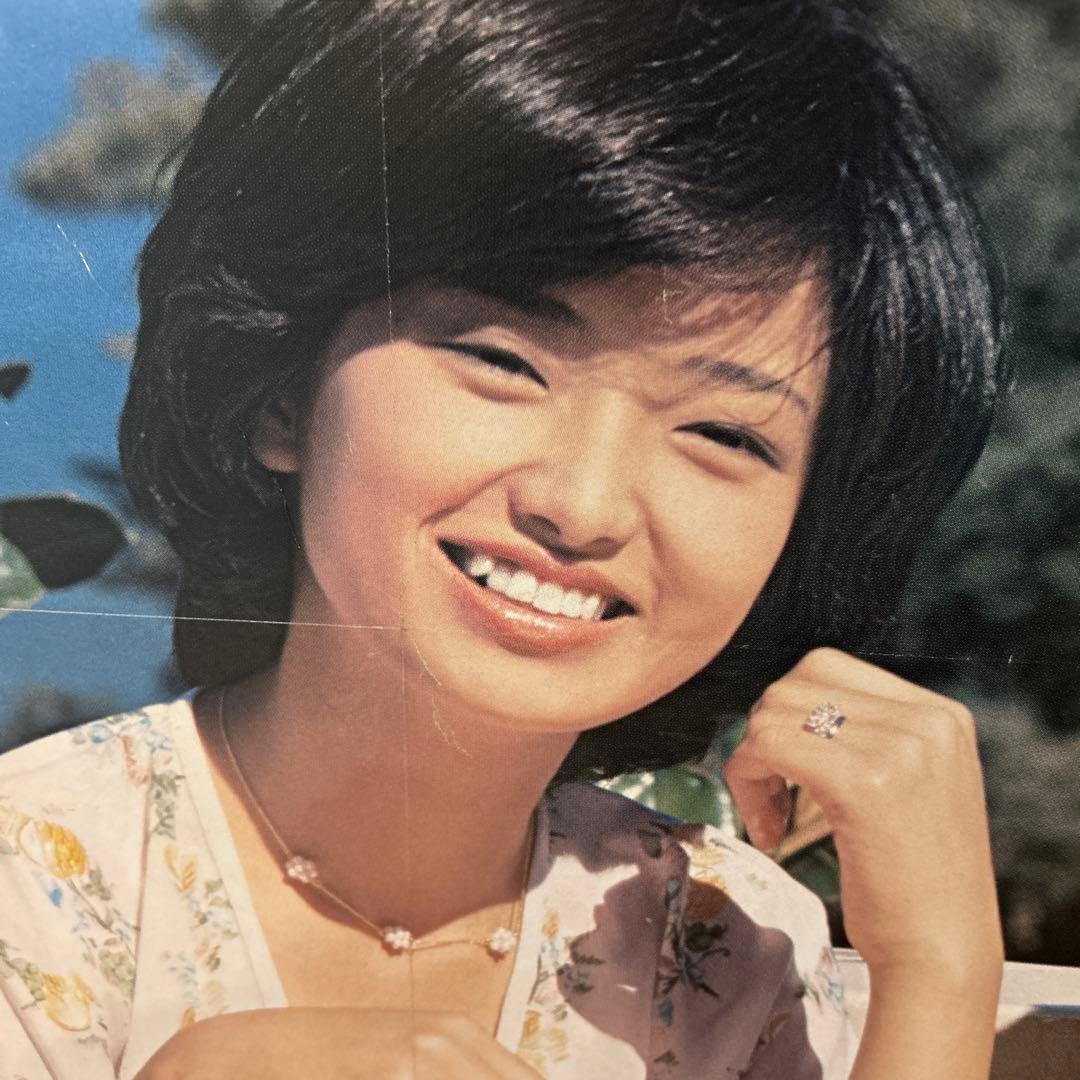 「ふりむけば愛」　山口百恵　三浦友和　大判パネルポスター