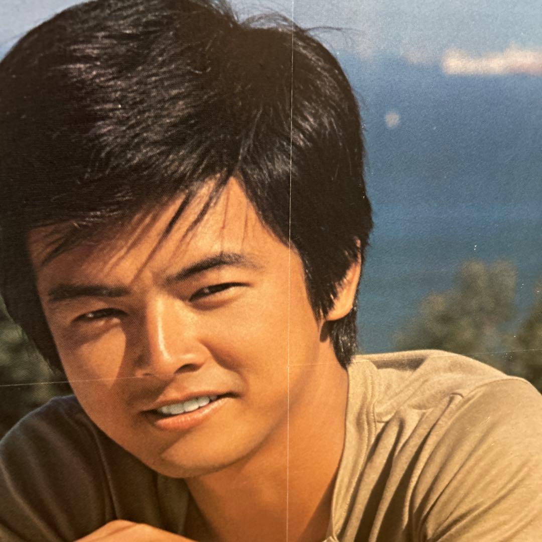 「ふりむけば愛」　山口百恵　三浦友和　大判パネルポスター