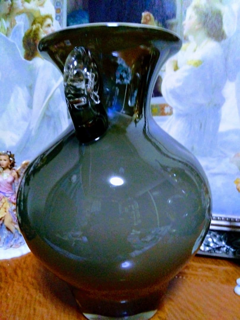 多色ガラス花瓶 中型