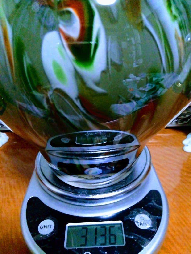 多色ガラス花瓶 中型