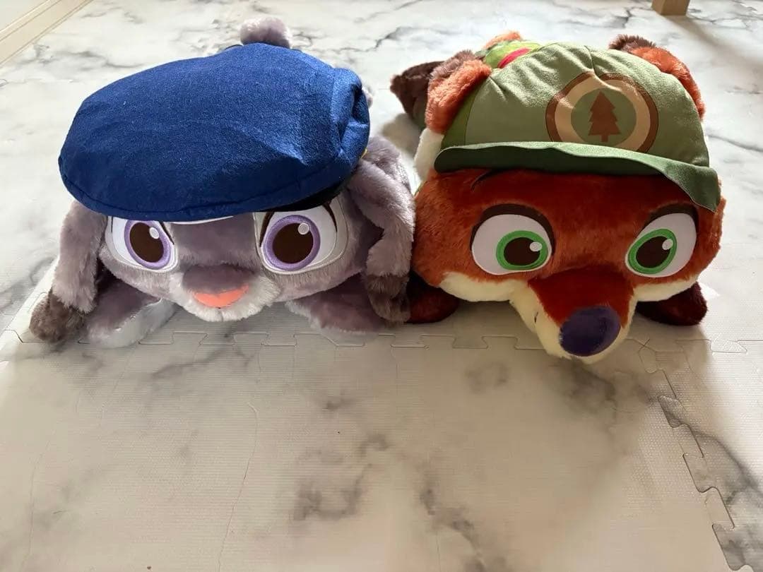 ズートピアニック・ワイルドとジュディ・ホップス ぬいぐるみ3点セット