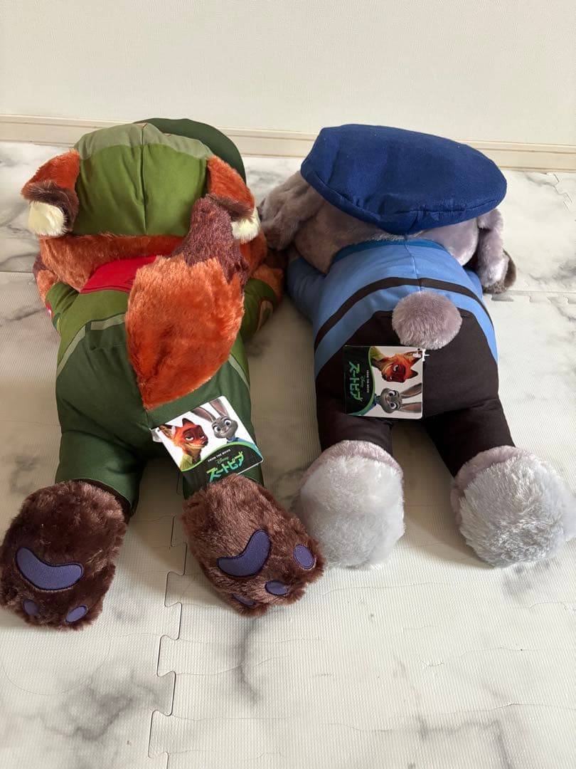 ズートピアニック・ワイルドとジュディ・ホップス ぬいぐるみ3点セット