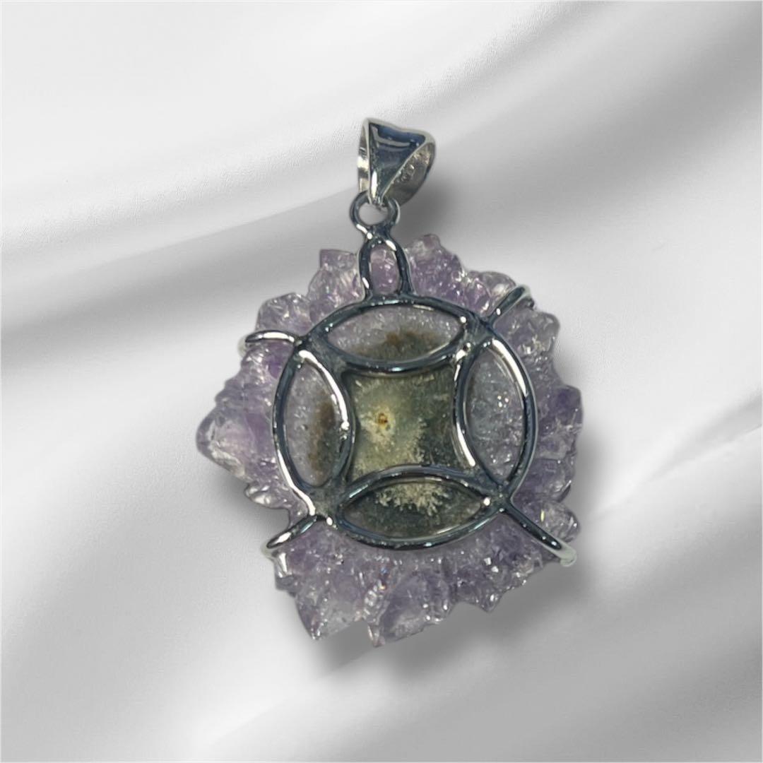 アメジスト クォーツ ペンダント