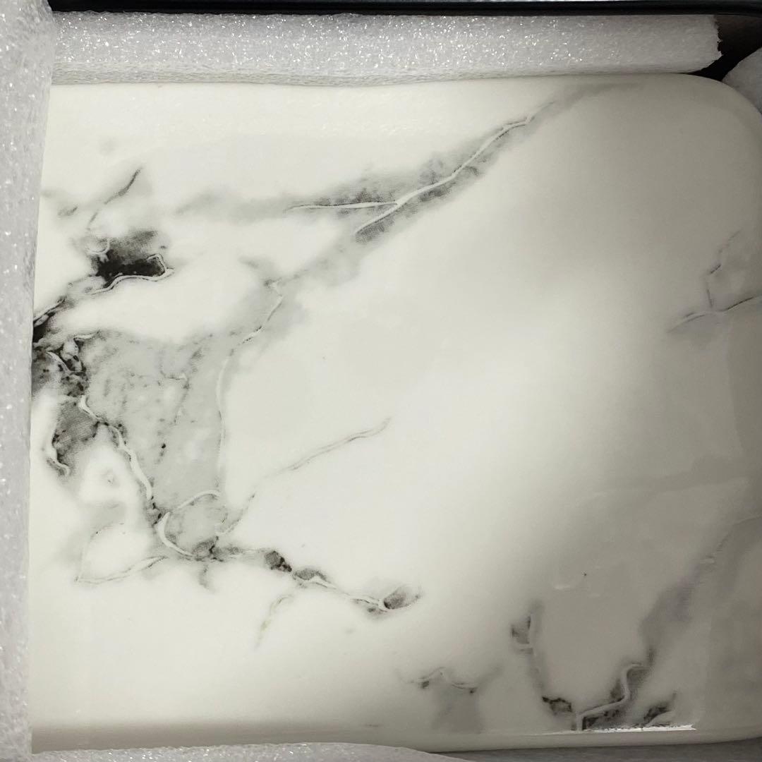 コスメ収納 化粧品収納ボックス スキンケア ステンレス 大理石風 ブラック