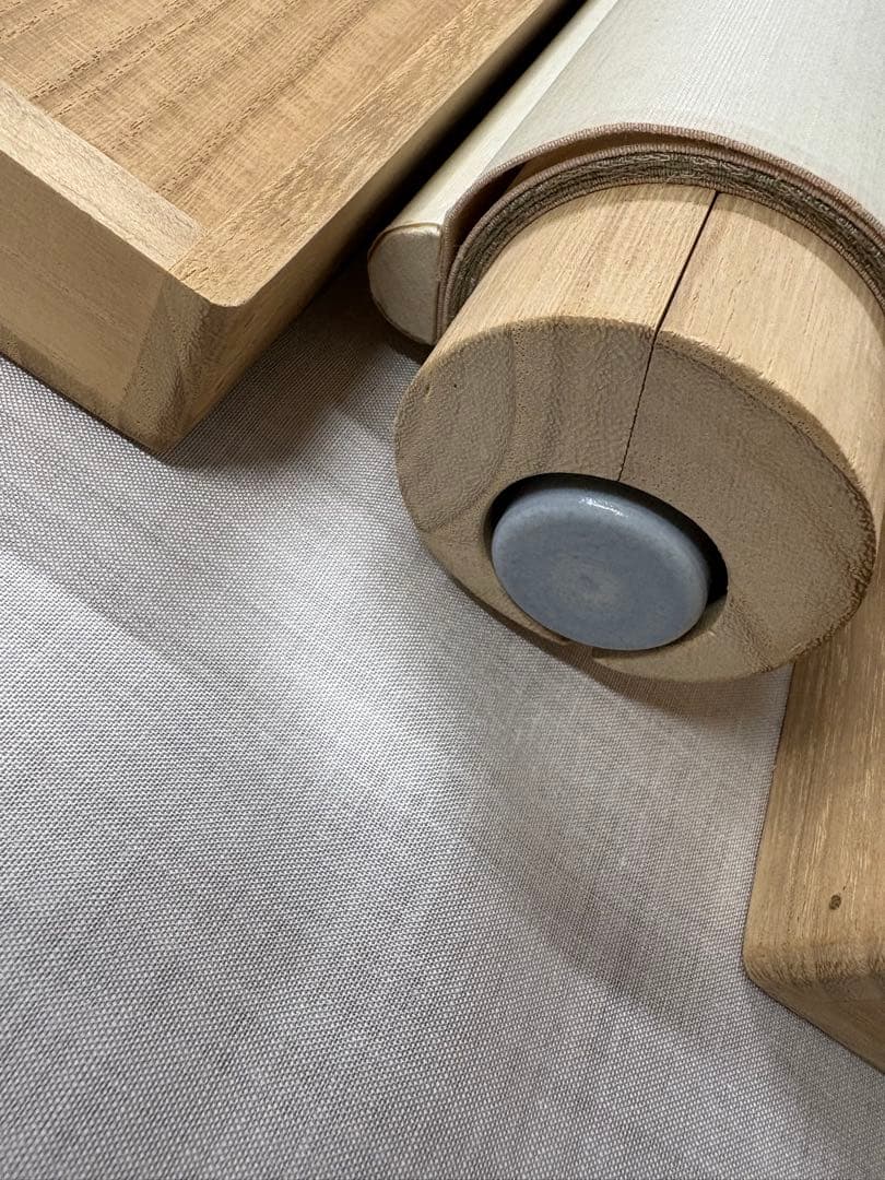 「朝顔」　富田保和　茶道具 掛け軸 掛軸　太巻き　二重箱　共箱あり