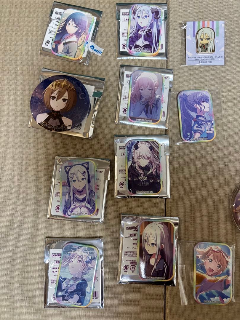 プロセカ　缶バッジ58個　ピンズ　1個　セット