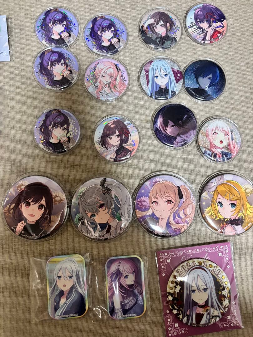 プロセカ　缶バッジ58個　ピンズ　1個　セット