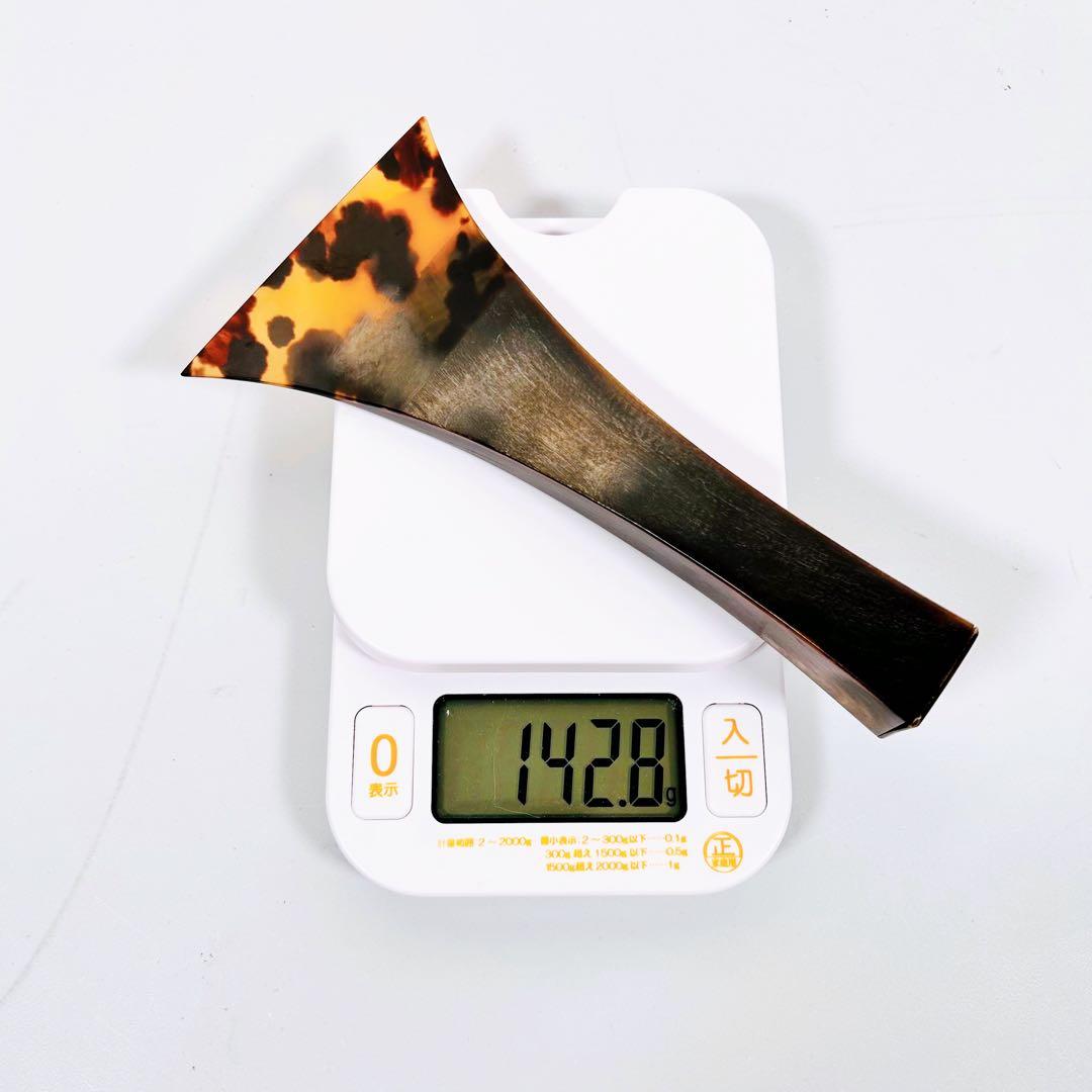 津軽三味線バチ 撥 亀甲 黒鼈甲 べっ甲 和楽器 先端欠けなし