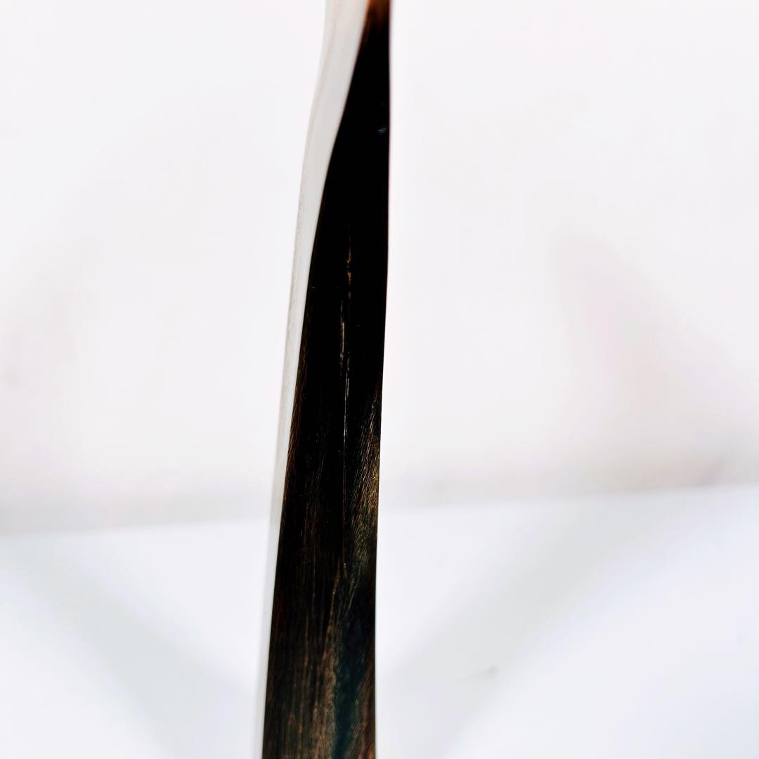 津軽三味線バチ 撥 亀甲 黒鼈甲 べっ甲 和楽器 先端欠けなし