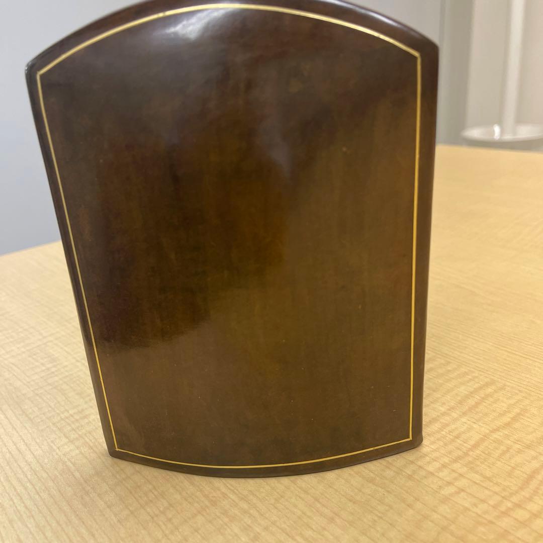 イタリア製革と真鍮のブックエンド