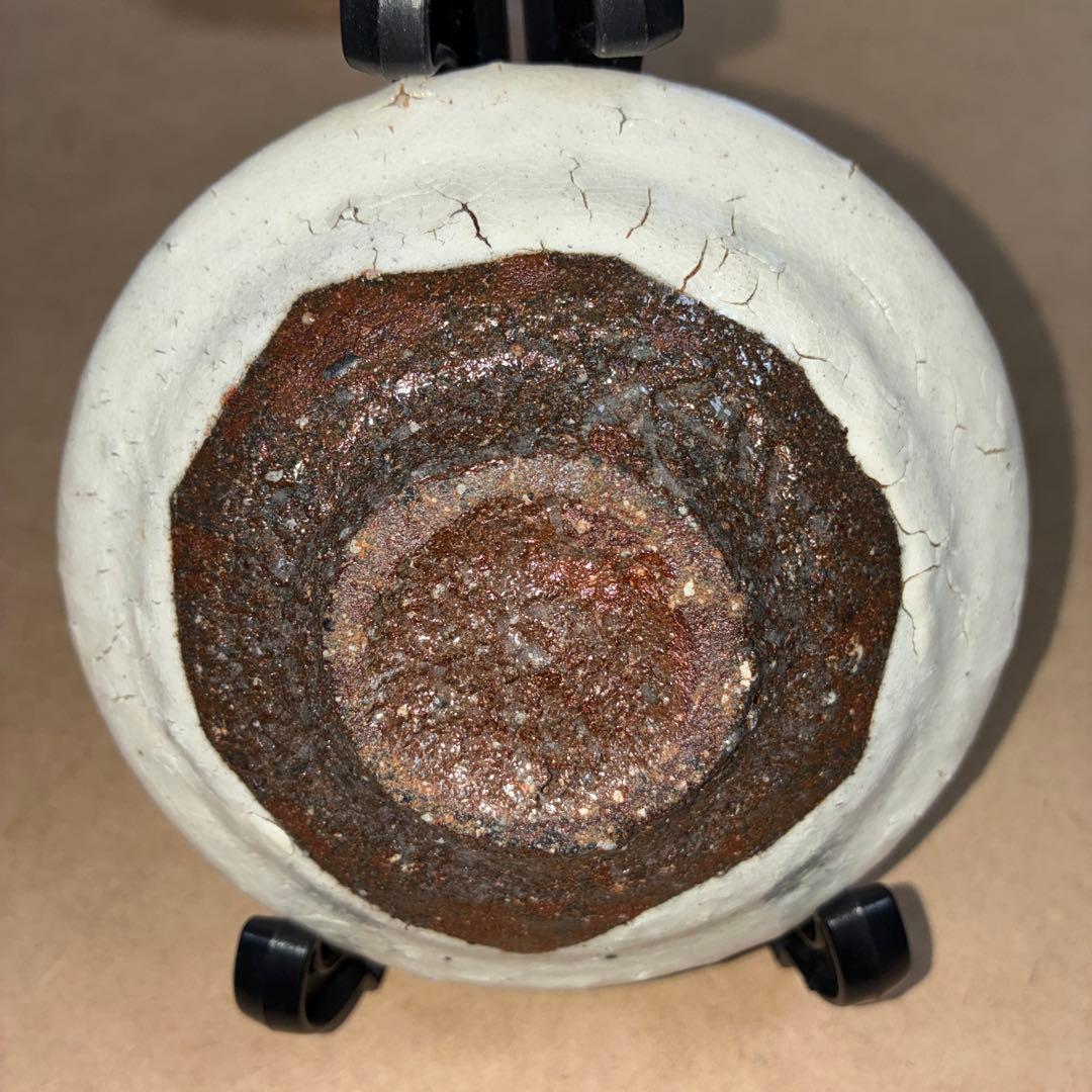 中川自然坊　粉引杯　直径12センチ　唐津焼　小皿