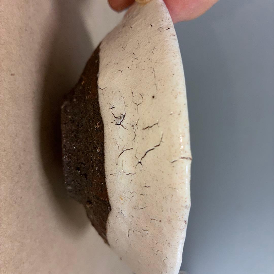 中川自然坊　粉引杯　直径12センチ　唐津焼　小皿