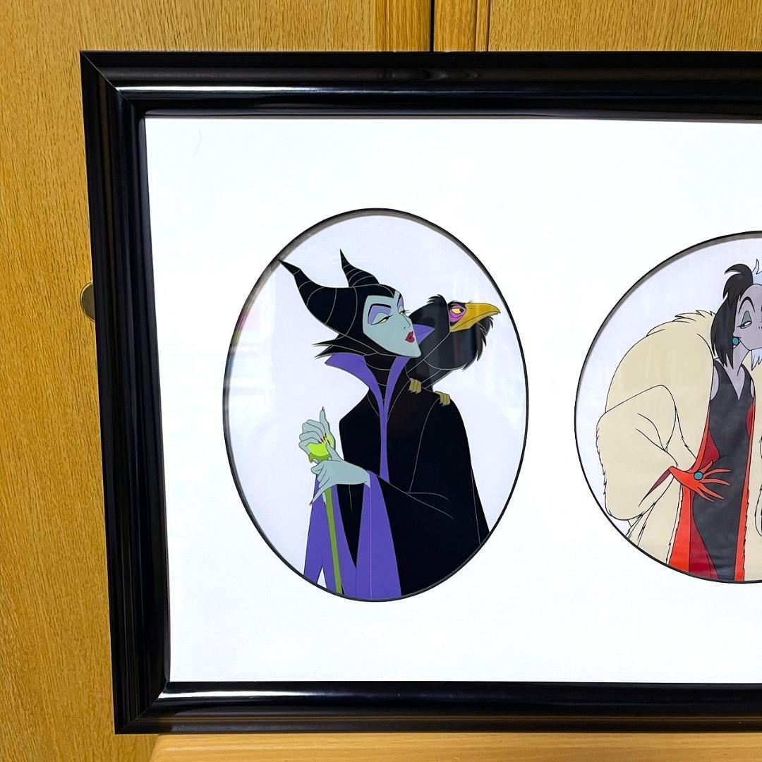 限定品★マレフィセント 魔女 白雪姫 クルエラ セリグラフ セル画 額縁