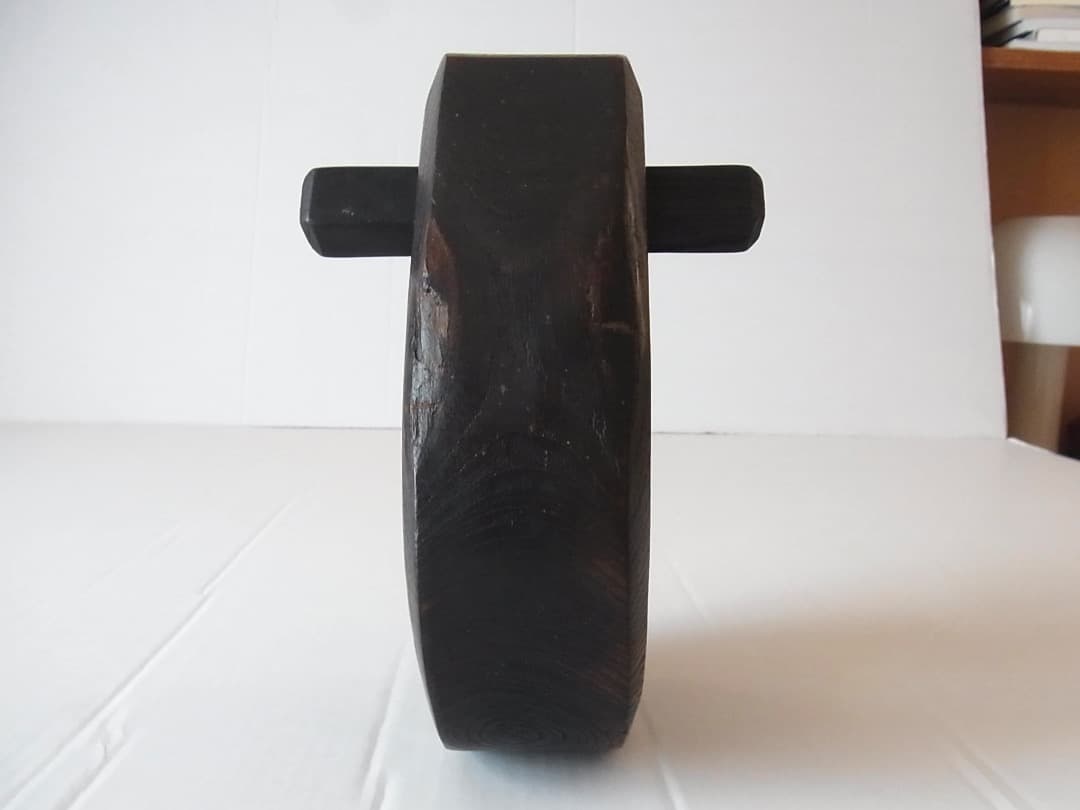 自在鉤 空鉤・欅製／初期伊万里 李朝 古民具 古道具 民藝 囲炉裏 炭道具