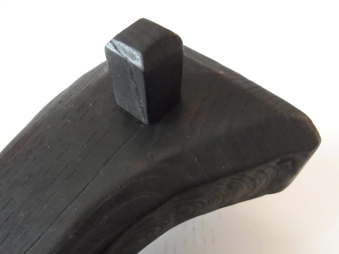 自在鉤 空鉤・欅製／初期伊万里 李朝 古民具 古道具 民藝 囲炉裏 炭道具