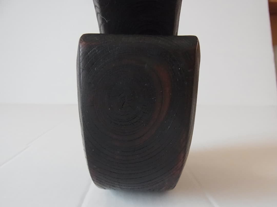 自在鉤 空鉤・欅製／初期伊万里 李朝 古民具 古道具 民藝 囲炉裏 炭道具