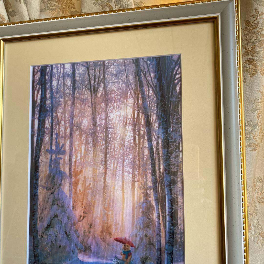 ステファン　マーチンエアー　くまのプーさん　雪　額装品