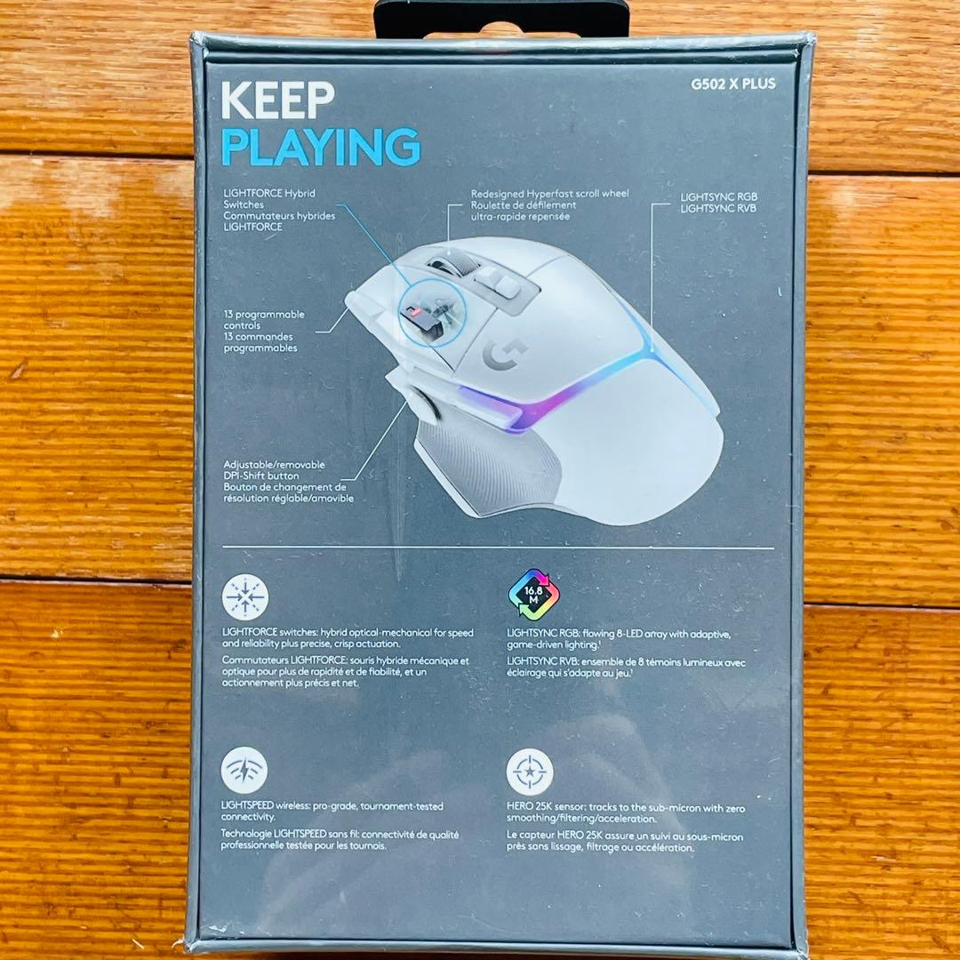■新品未使用■Logicool G502X PLUS ホワイト 無線ワイヤレス