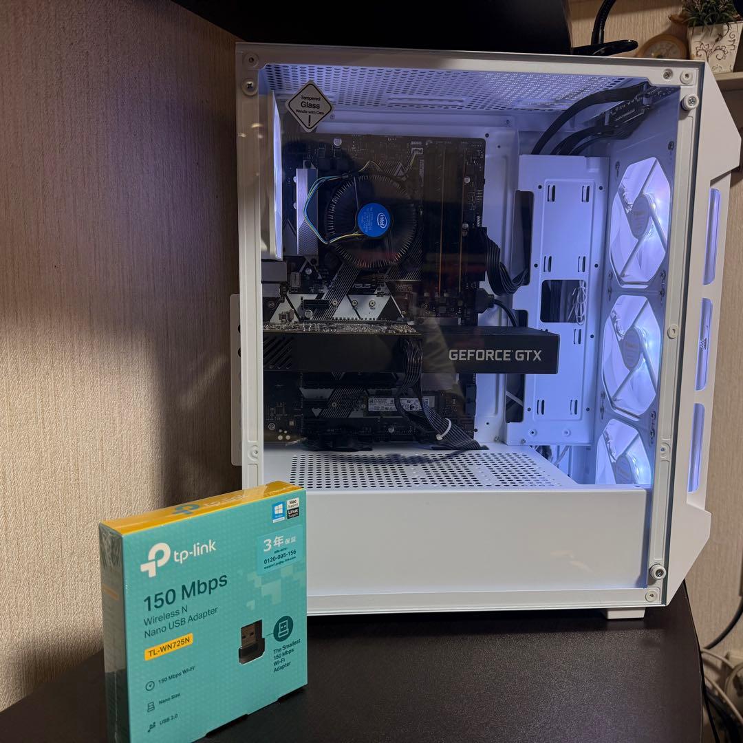 【専用】 白ゲーミングPC/i5 8400/GTX1660ti