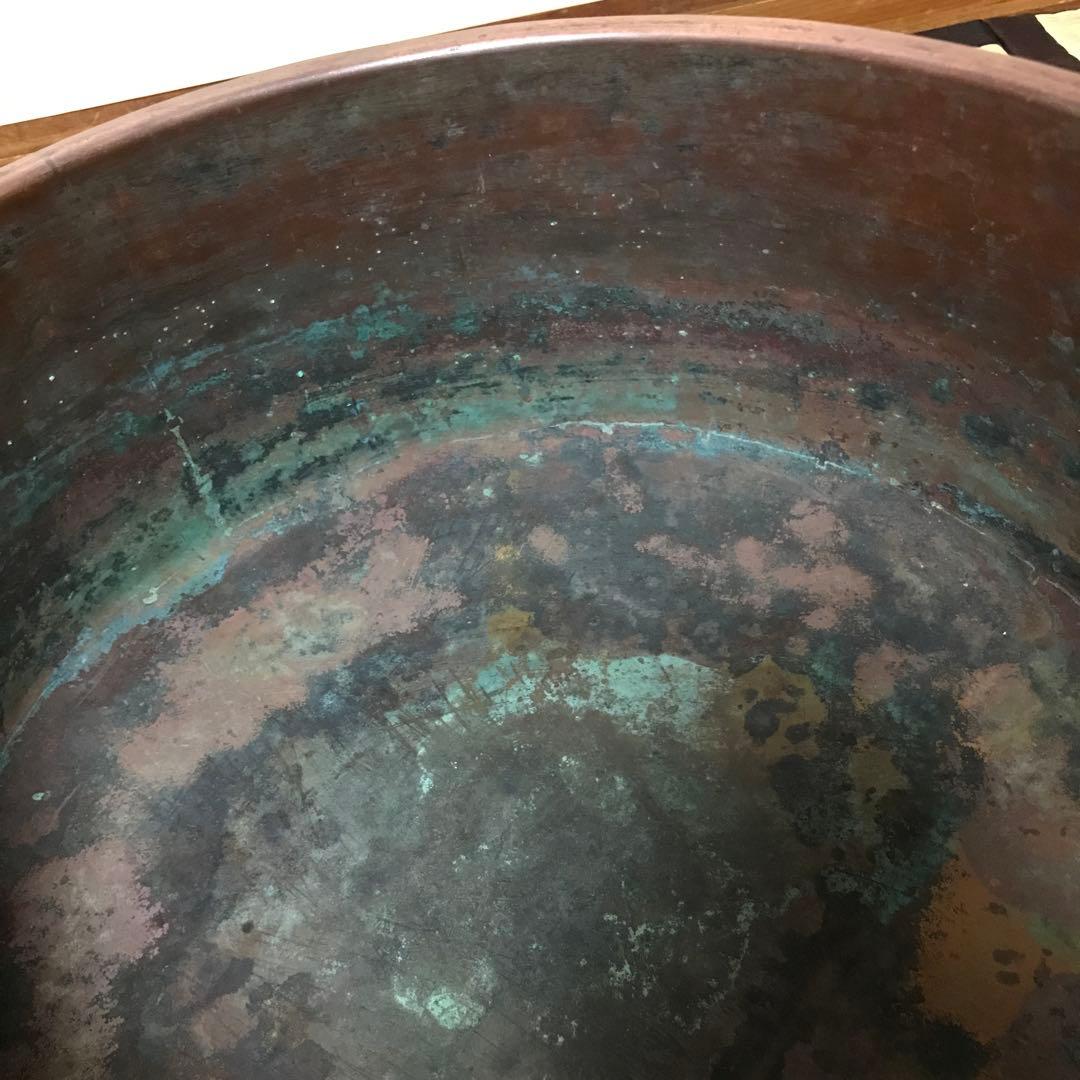 昭和レトロ　銅鍋　経約44.7㎝