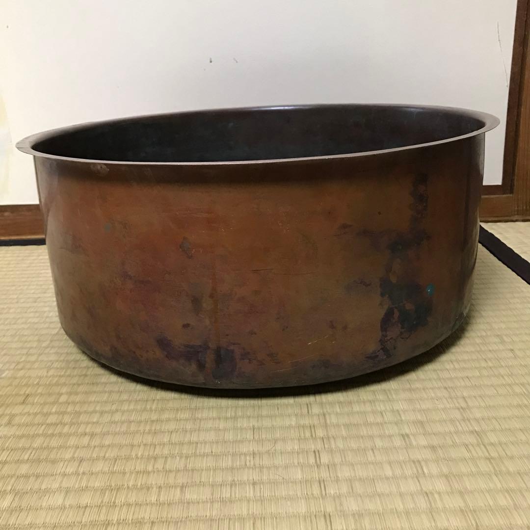昭和レトロ　銅鍋　経約44.7㎝