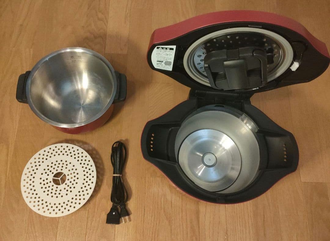 SHARP ヘルシオ 水なし自動調理鍋 KN-HT24B-R 2016年製