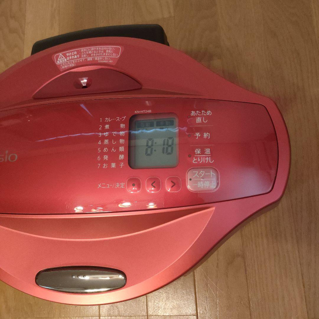 SHARP ヘルシオ 水なし自動調理鍋 KN-HT24B-R 2016年製