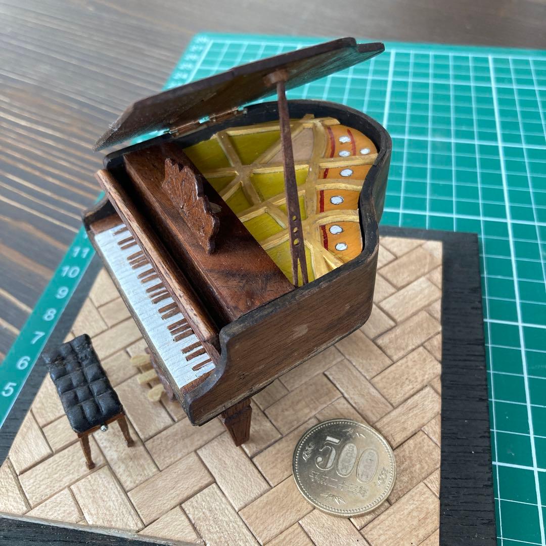 ミニチュア作品　グランドピアノ