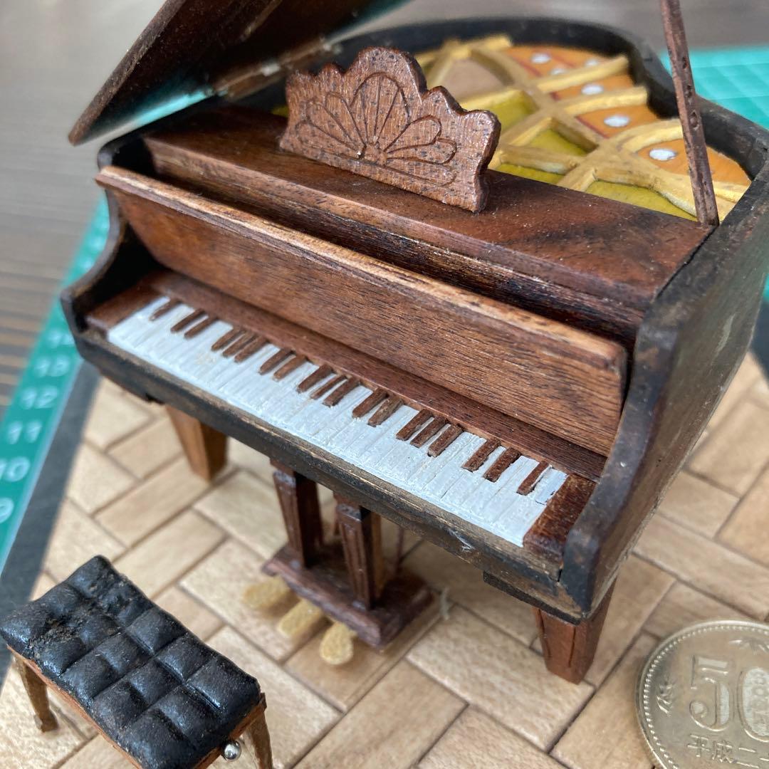 ミニチュア作品　グランドピアノ
