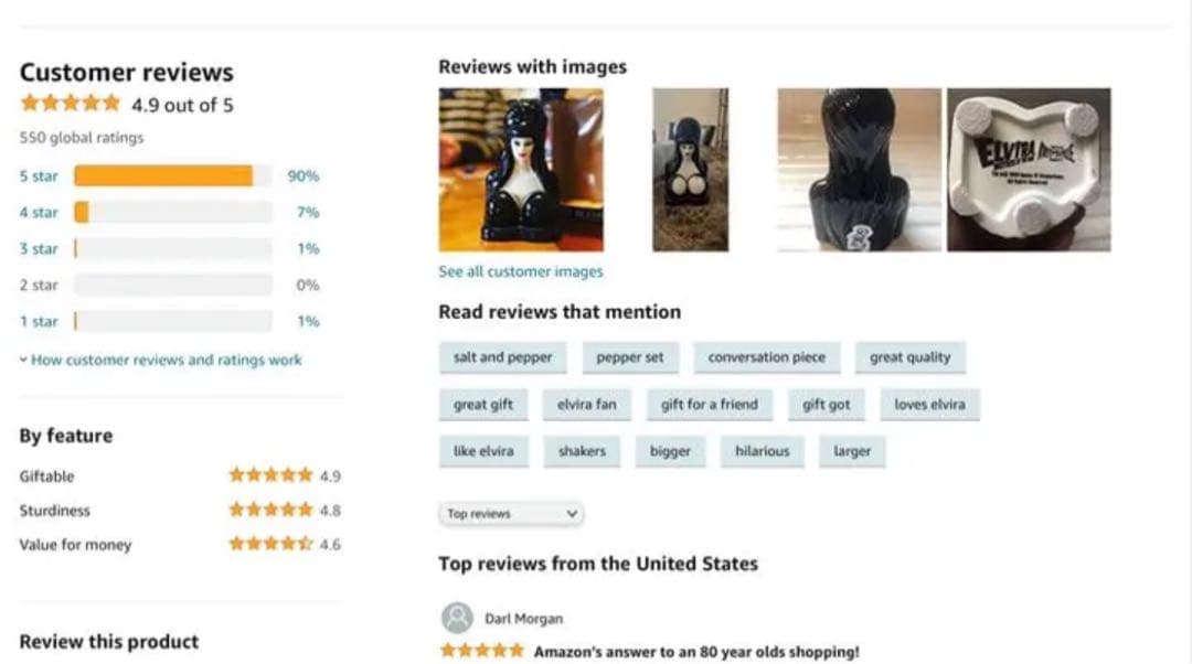 エルヴァイラ　ソルト＋ペッパーシェイカー