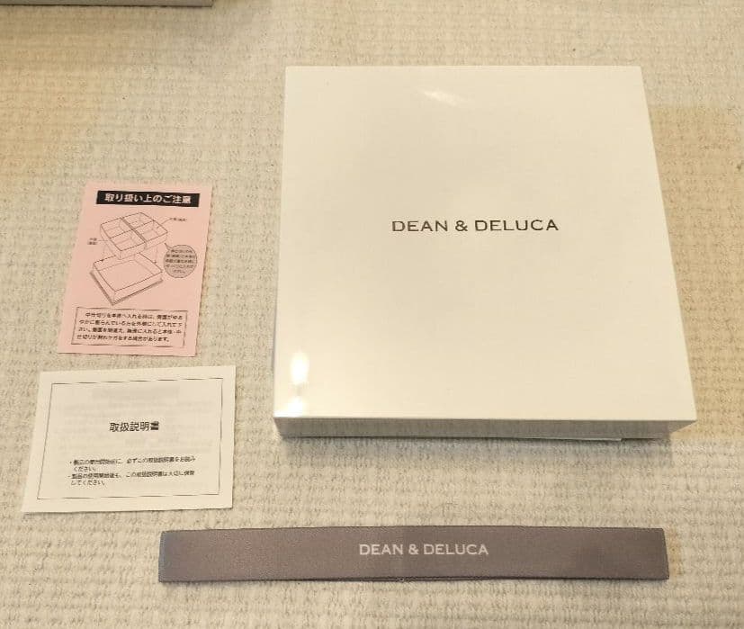 【新品未使用】DEAN & DELUCA 3段お重（大）　外箱あり　ホワイト