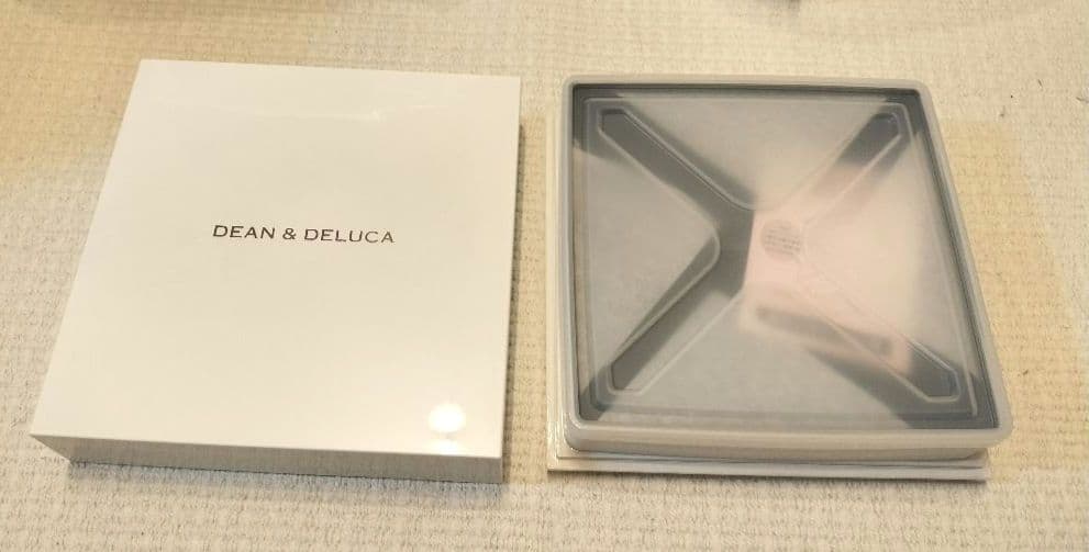 【新品未使用】DEAN & DELUCA 3段お重（大）　外箱あり　ホワイト