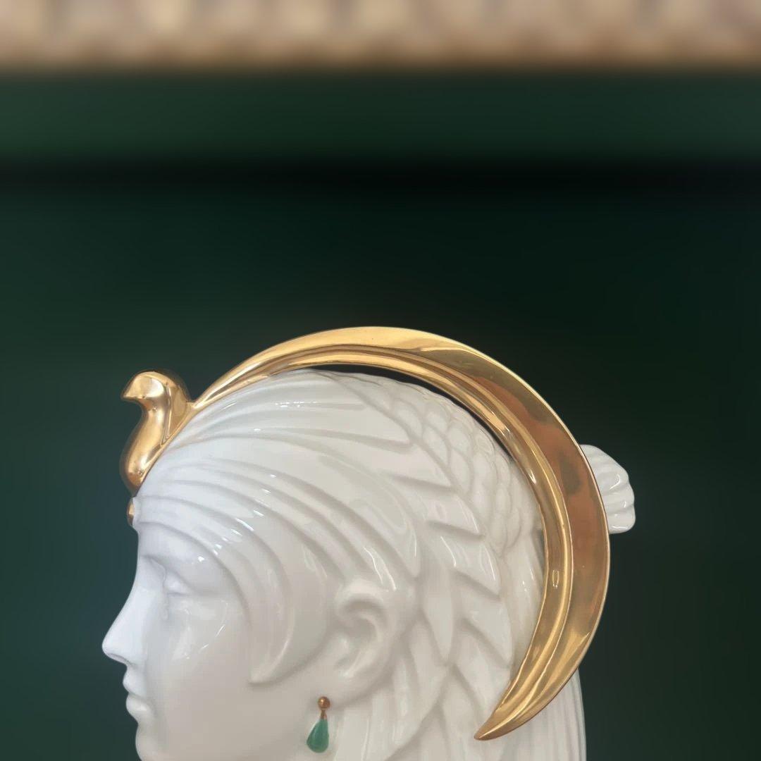 値下げ！ノリタケ オペラ陶額 「パミーナ」 K055/AC112 箱付き 額装