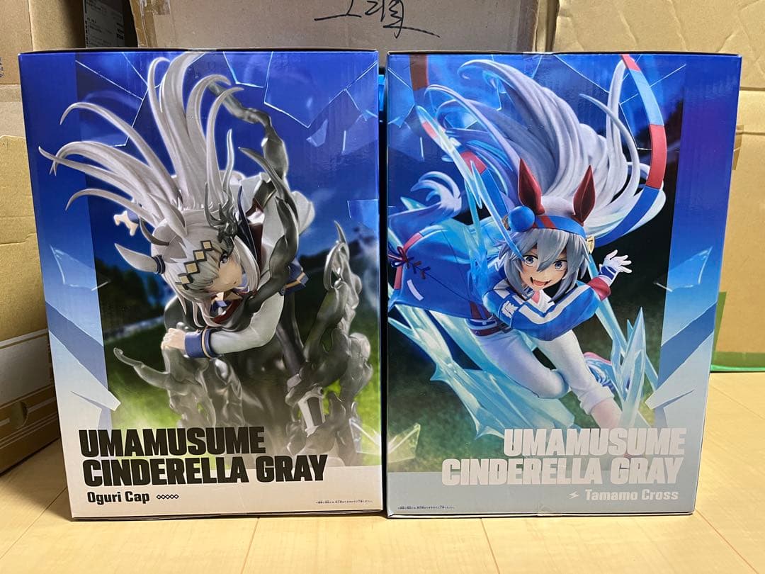 ウマ娘 シンデレラグレイ オグリキャップ タマモクロス フィギュア おまけ付き