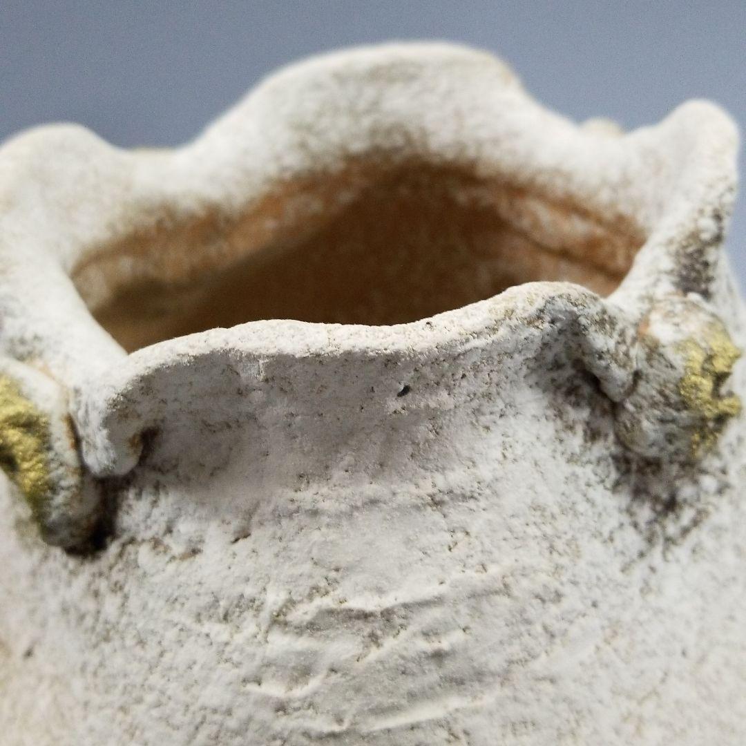 信楽焼 花瓶 花入れ 金紋  高さ２９cm